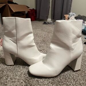 White Women's Ankle Boots